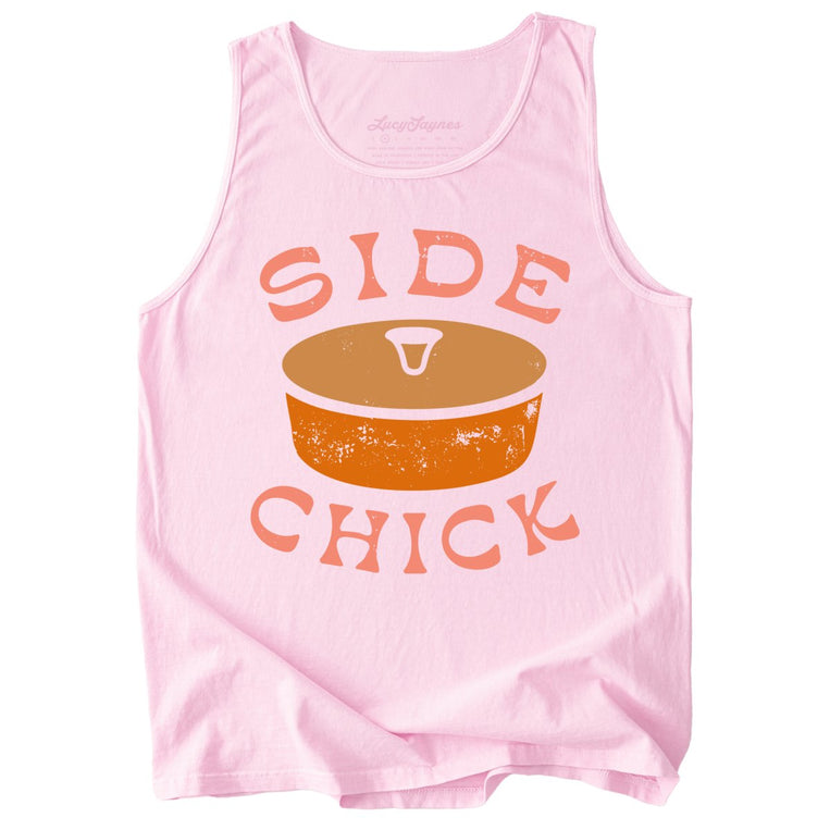 Side Chick Comfort Colors Graphic Tank Top - Blossom