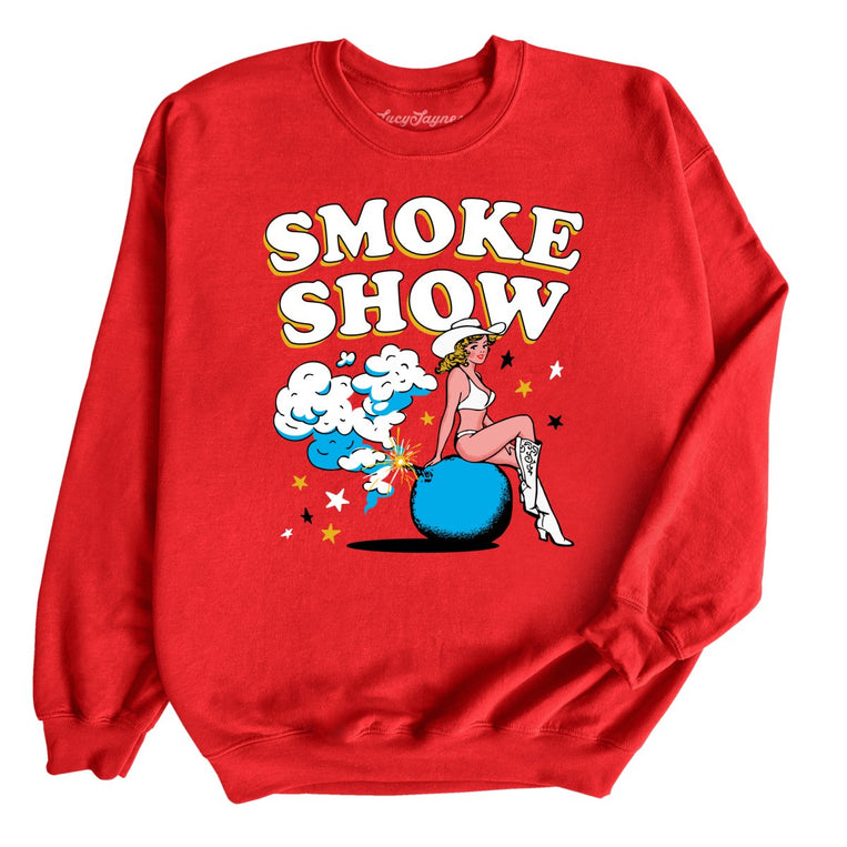 Smoke Show Babe - Red - Full Front