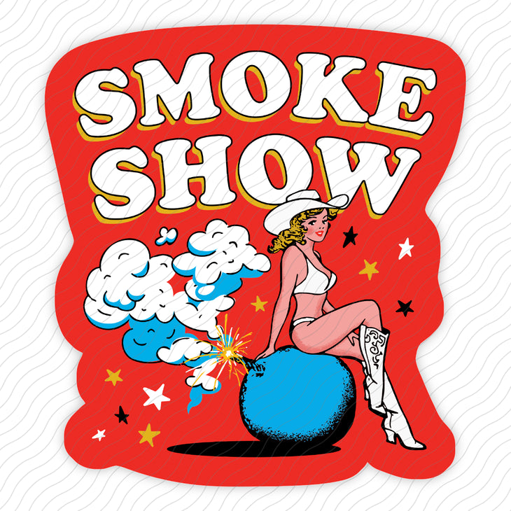 Smoke Show Babe Sticker