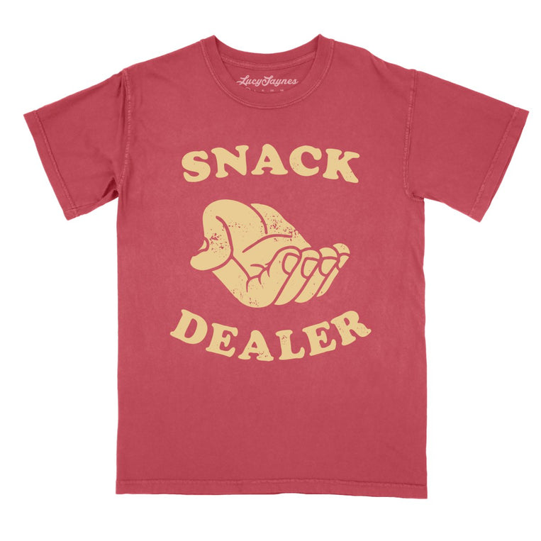 Snack Dealer - Crimson - Comfort Colors Tee