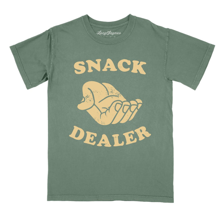 Snack Dealer - Moss - Comfort Colors Tee