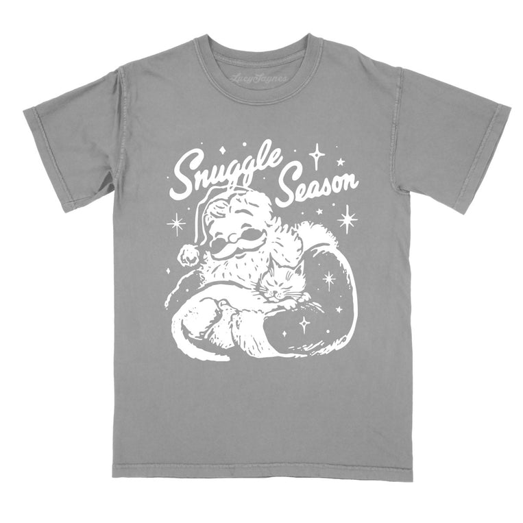 Snuggle Season - Grey - Comfort Colors Tee