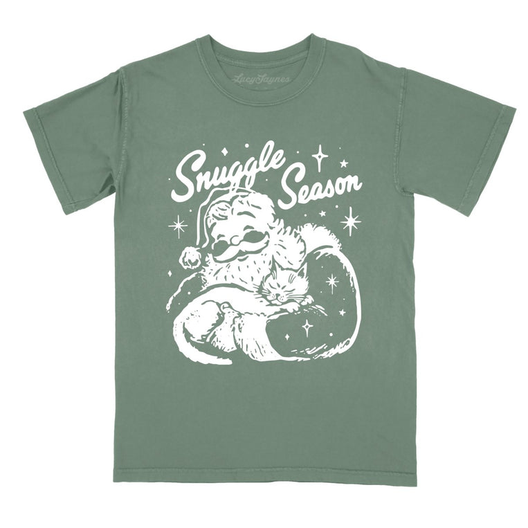 Snuggle Season - Moss - Comfort Colors Tee