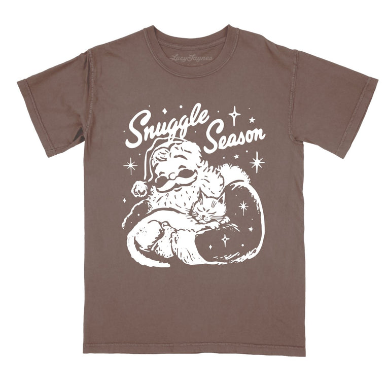 Snuggle Season - Espresso - Comfort Colors Tee