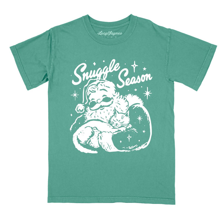 Snuggle Season - Light Green - Comfort Colors Tee
