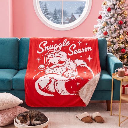Snuggle Season Sherpa Blanket