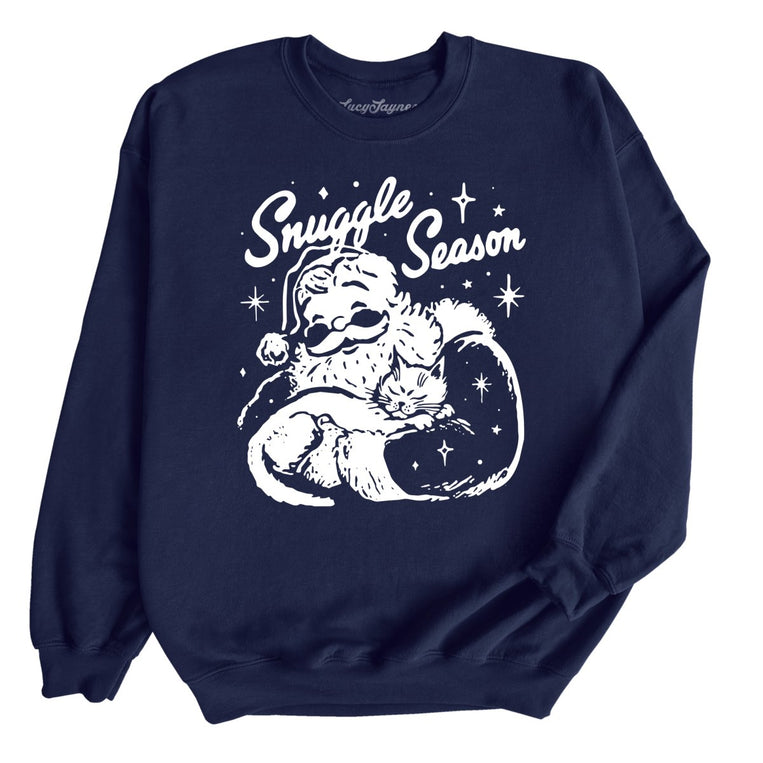Snuggle Season - Navy - Unisex Sweatshirt