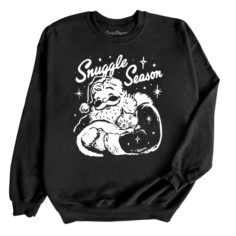 Snuggle Season - Black - Unisex Sweatshirt