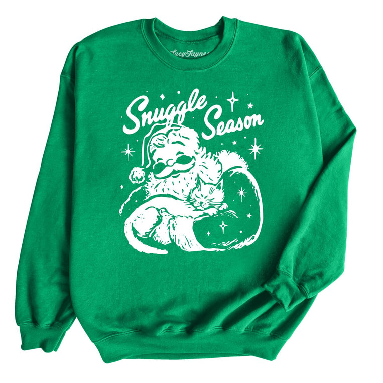 Snuggle Season - Irish Green - Unisex Sweatshirt