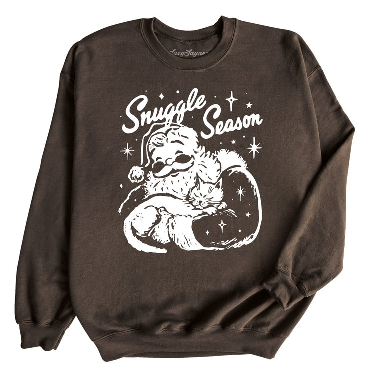 Snuggle Season - Dark Chocolate - Unisex Sweatshirt