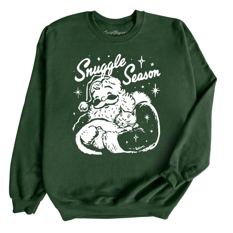 Snuggle Season - Forest Green - Unisex Sweatshirt