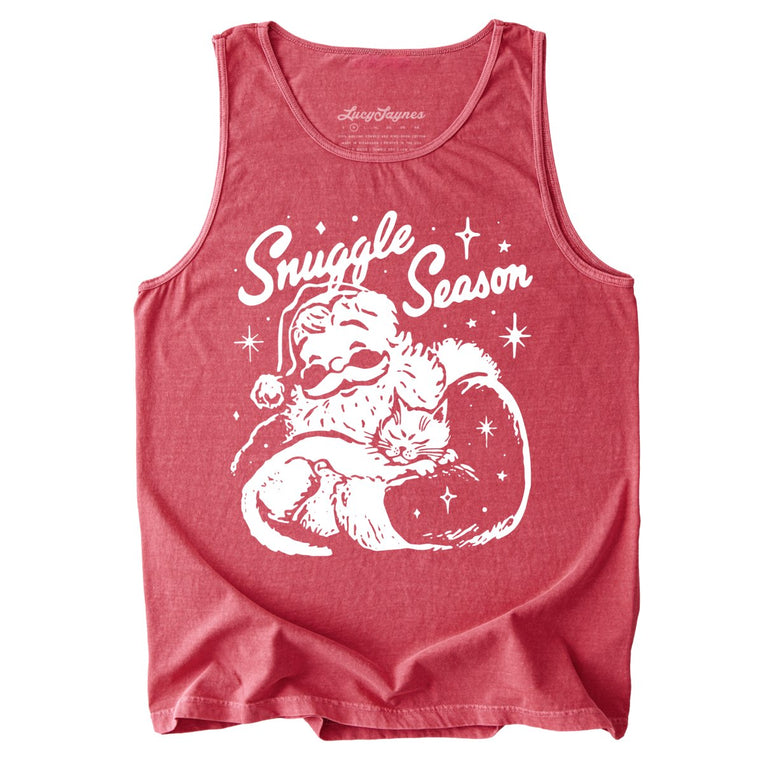 Snuggle Season - Crimson - Tank Top