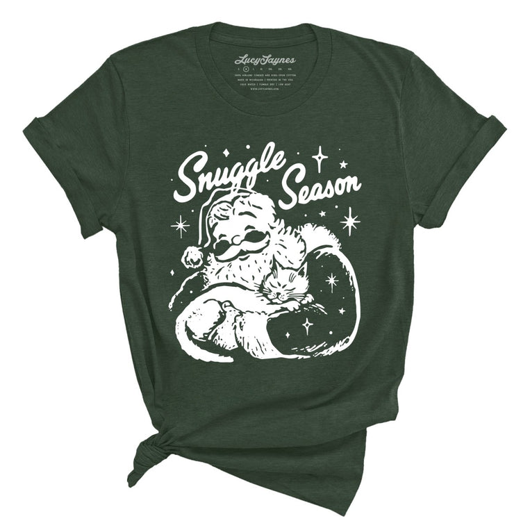 Snuggle Season - Heather Forest - Unisex T-Shirt