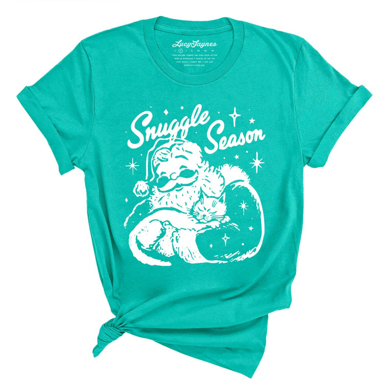 Snuggle Season - Teal - Unisex T-Shirt