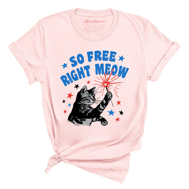 So Free Right Meow - Soft Pink - Full Front