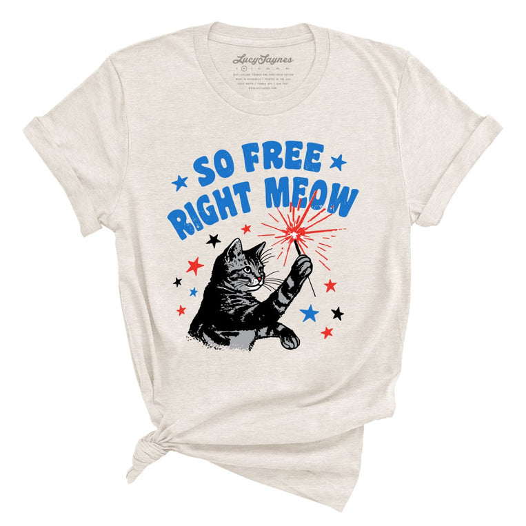 So Free Right Meow - Heather Dust - Full Front