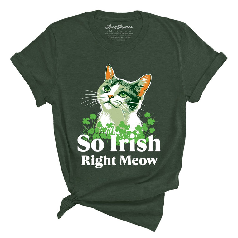So Irish Right Meow - Heather Forest - Full Front