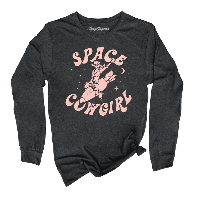 Space Cowgirl - Dark Grey Heather - Full Front