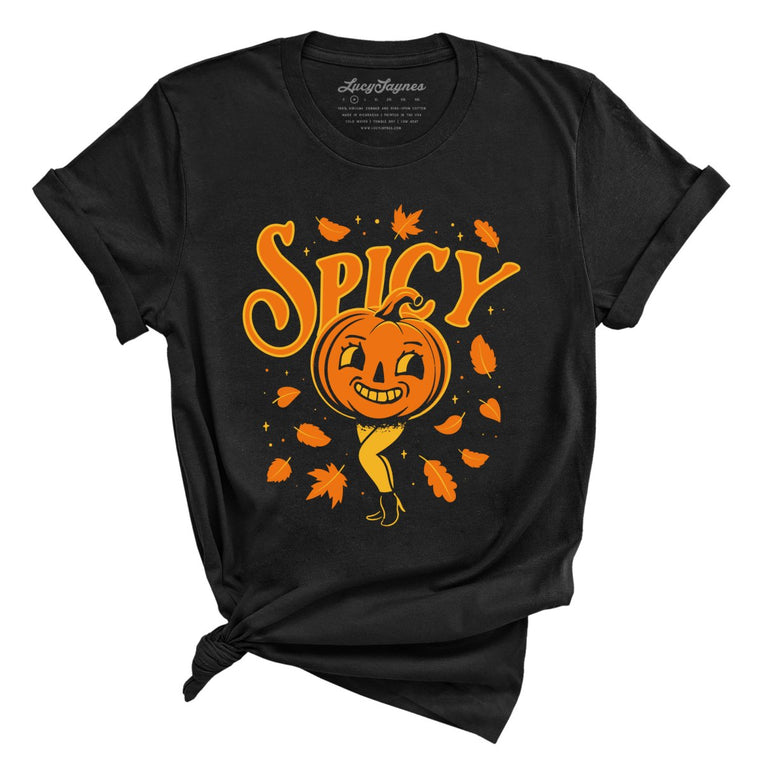 Spicy Pumpkin - Black - Full Front