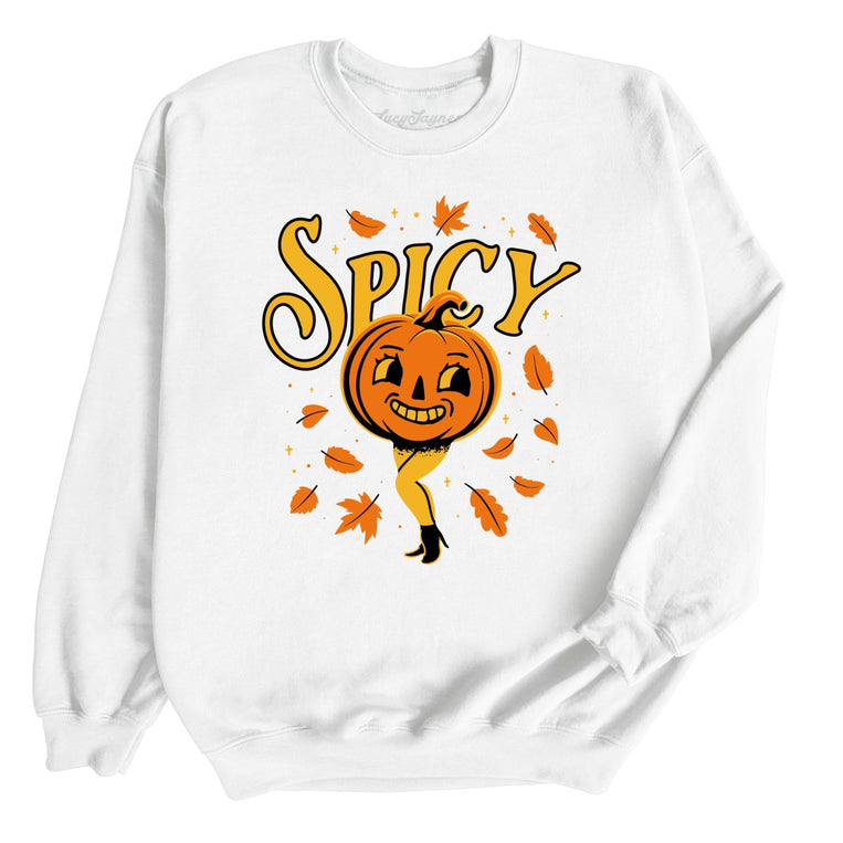 Spicy Pumpkin - White - Full Front