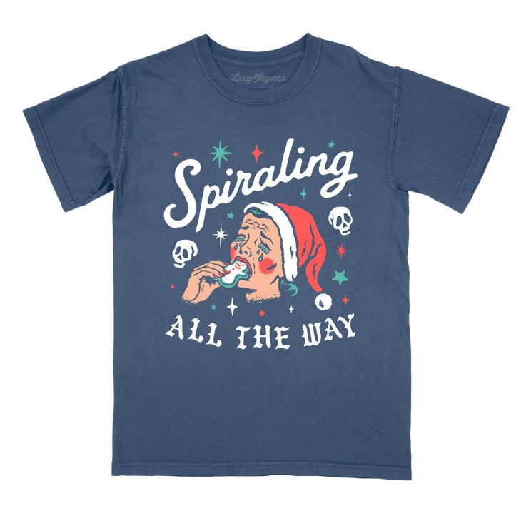 Spiraling All The Way Comfort Colors Tee