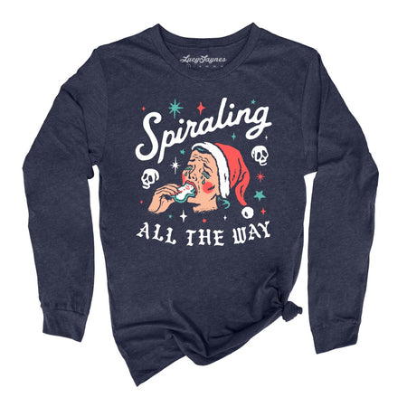 Spiraling All The Way Long Sleeve Tee