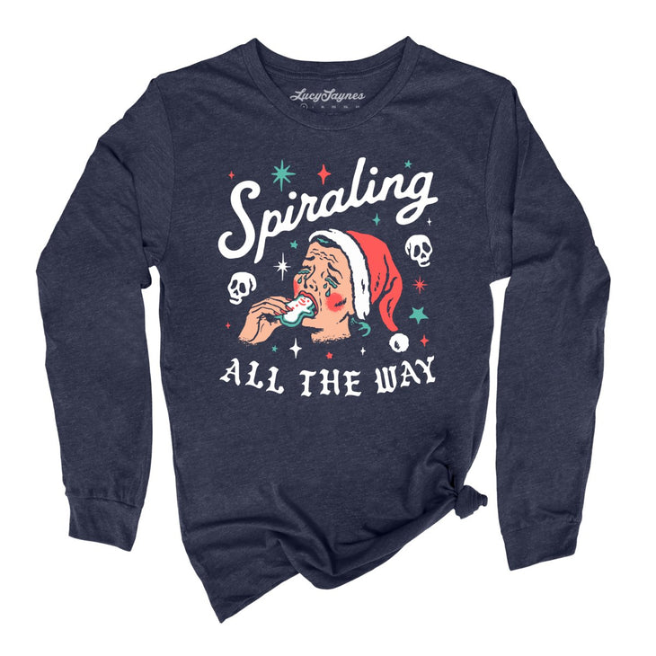 Spiraling All The Way Long Sleeve Tee