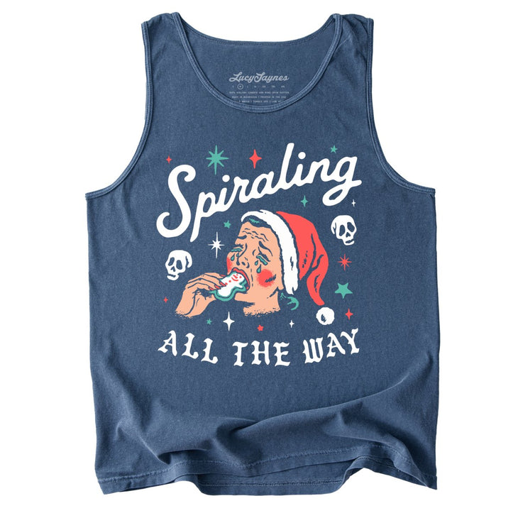 Spiraling All The Way Comfort Colors Tank Top