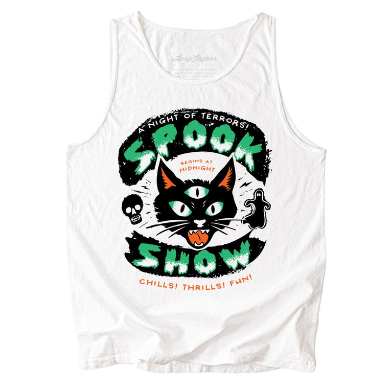 Spook Show Comfort Colors Graphic Tank Top - White