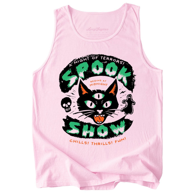 Spook Show Comfort Colors Graphic Tank Top - Blossom