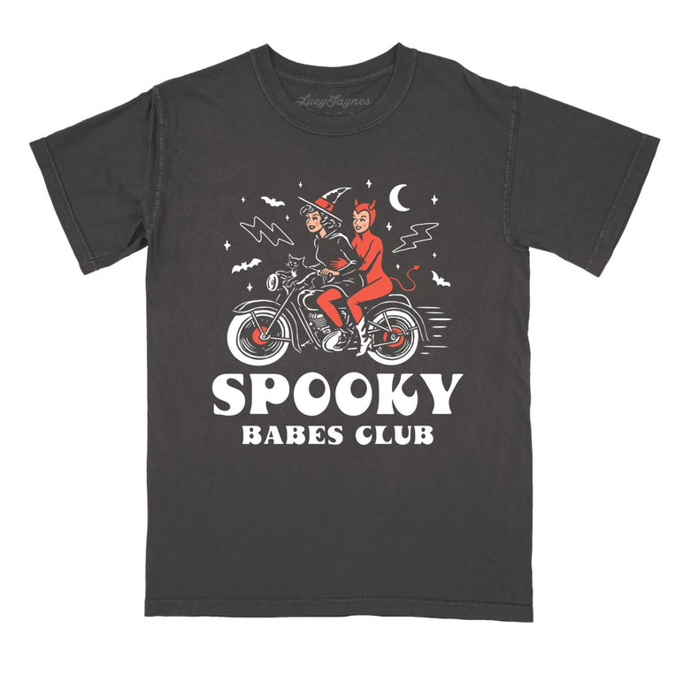 Spooky Babes Club - Pepper - Comfort Colors Tee