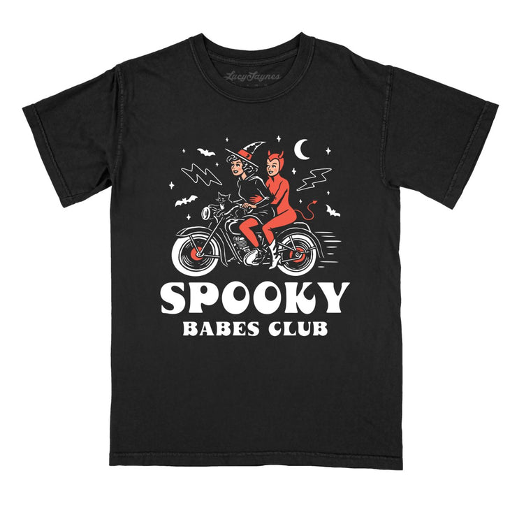 Spooky Babes Club Comfort Colors Tee
