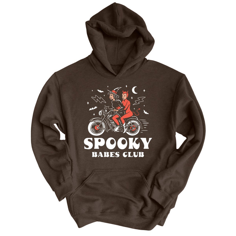 Spooky Babes Club - Dark Chocolate - Unisex Hoodie