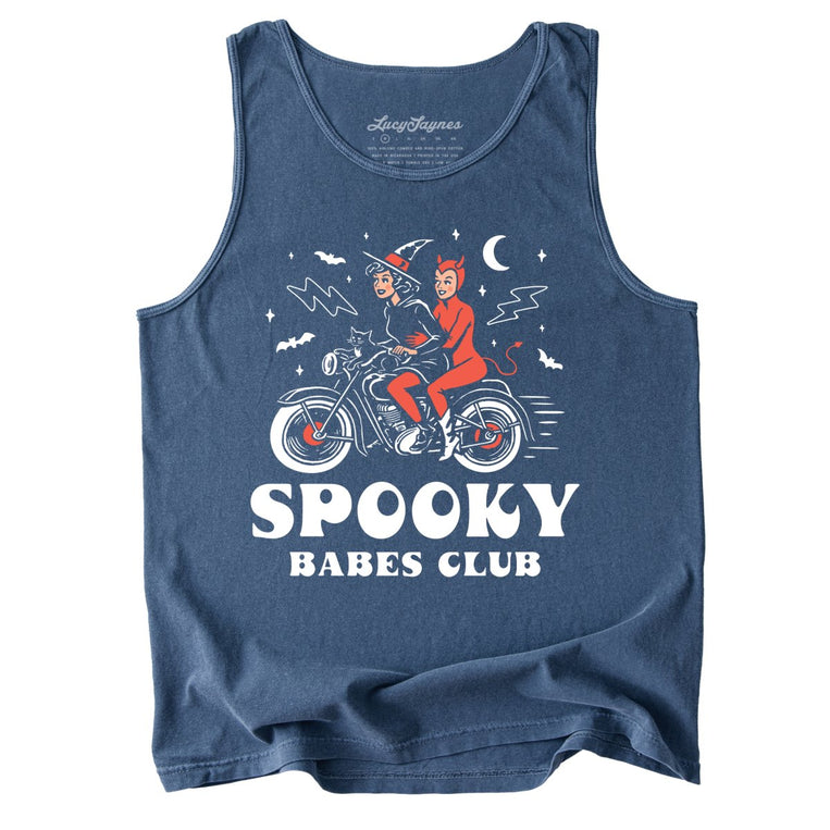 Spooky Babes Club - Denim - Tank Top
