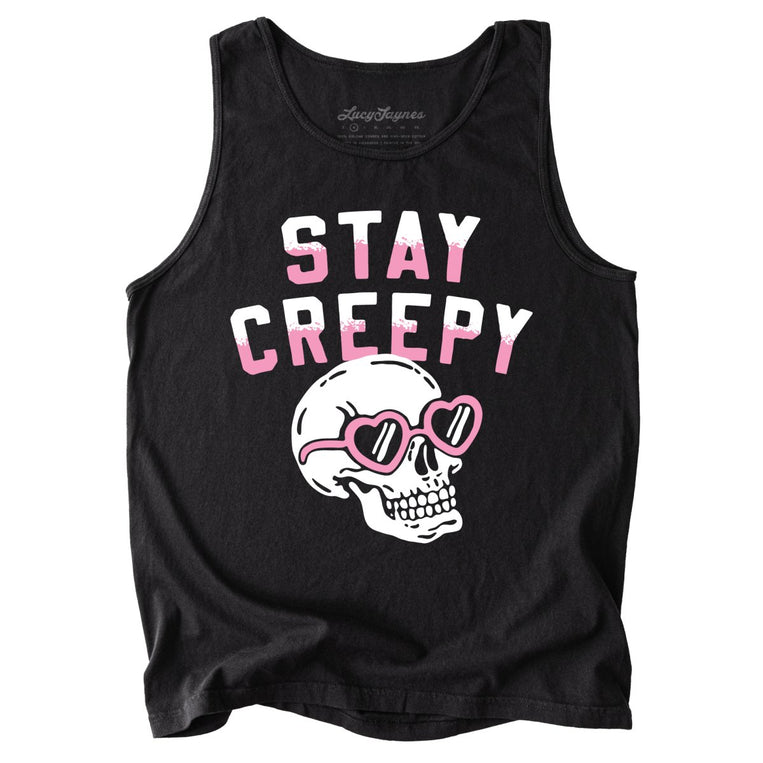 Stay Creepy - Black - Tank Top