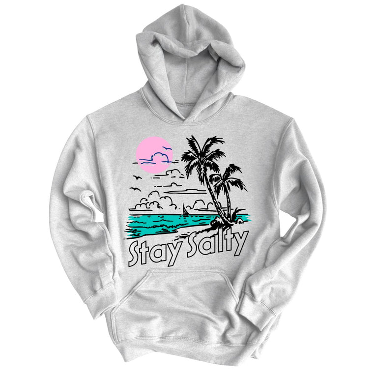 Stay Salty - Grey Heather - Full Front