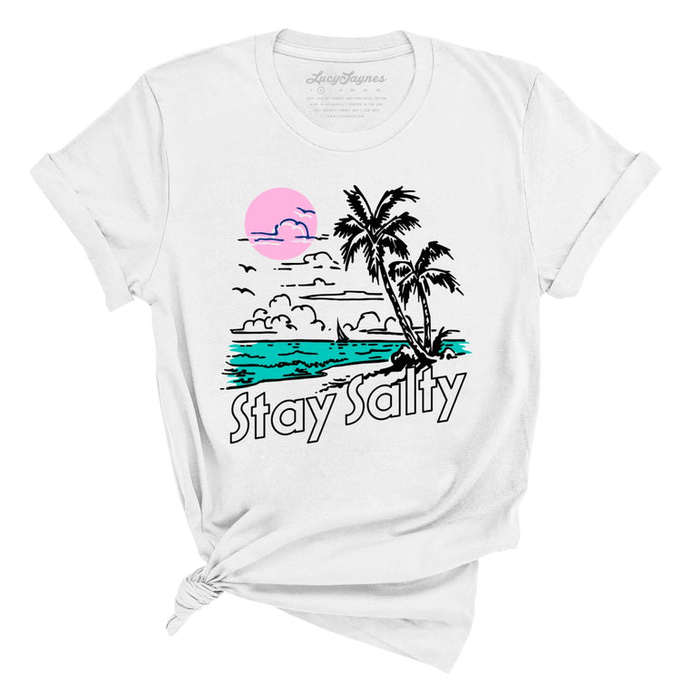 Stay Salty - White - Full Front