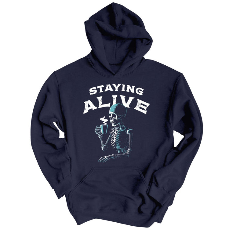 Staying Alive - Classic Navy - Full Front