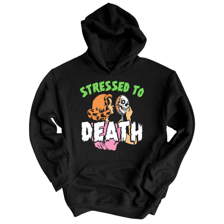 Stressed To Death - Black - Full Front