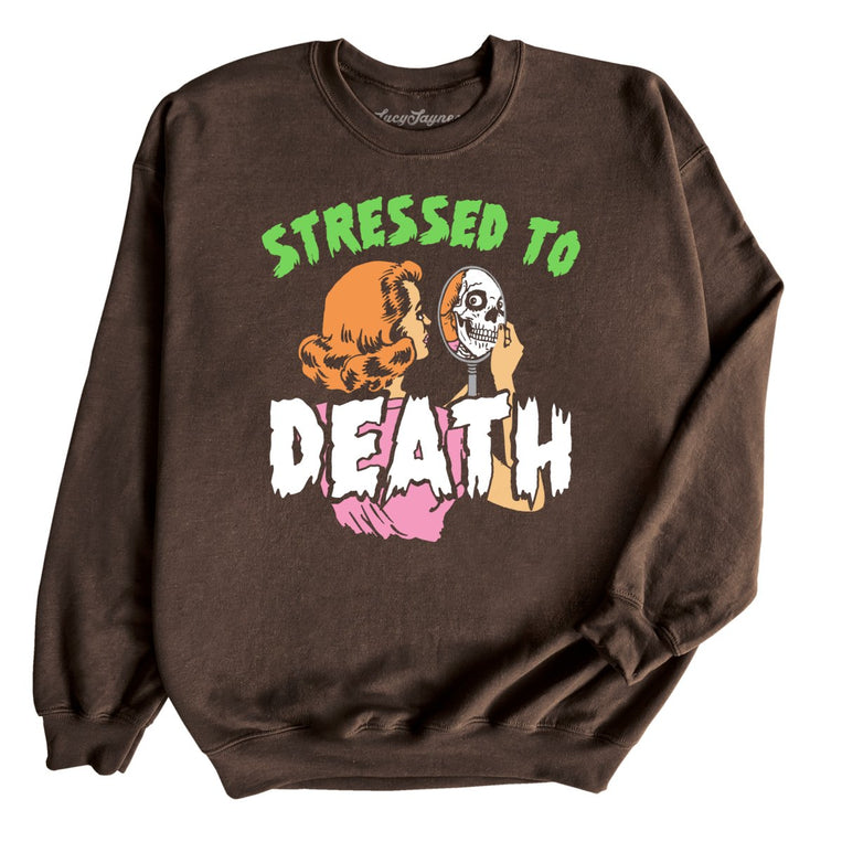 Stressed To Death - Dark Chocolate - Full Front