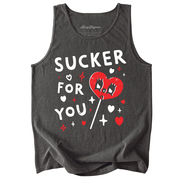Sucker For You Comfort Colors Tank Top
