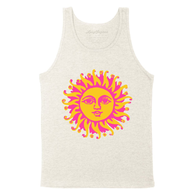 Sun Goddess - Oatmeal Triblend - Unisex Tank Top