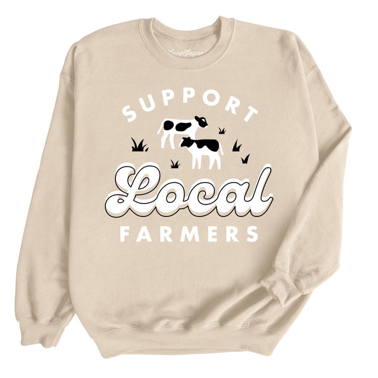 Support Local Farmers - Sand - Full Front