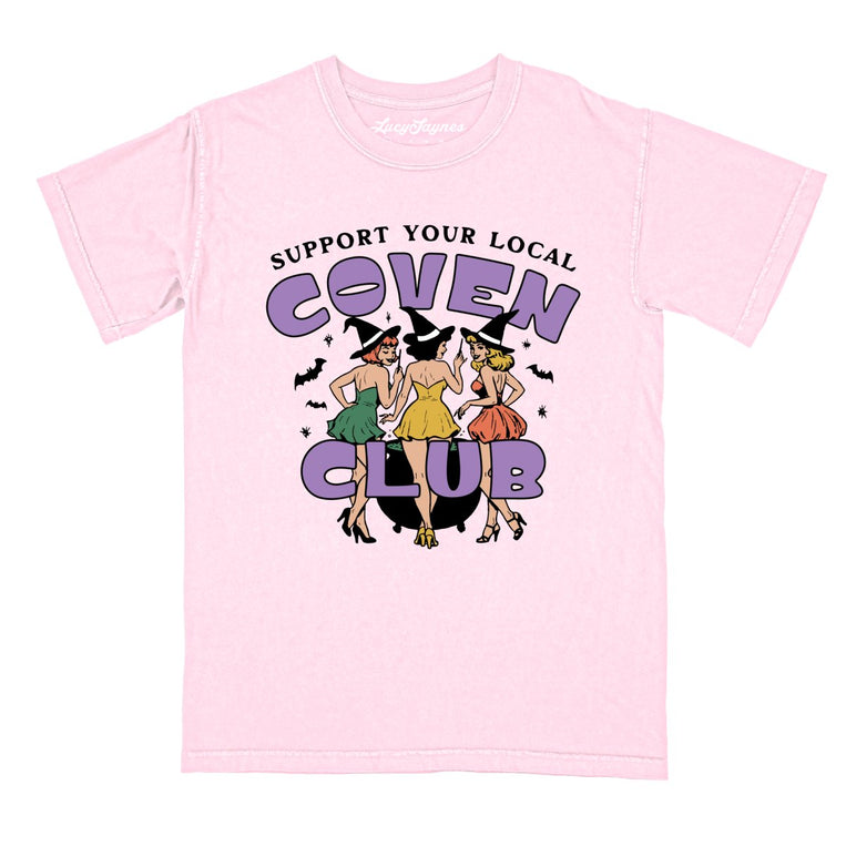 Support Your Local Coven Club - Blossom - Comfort Colors Tee
