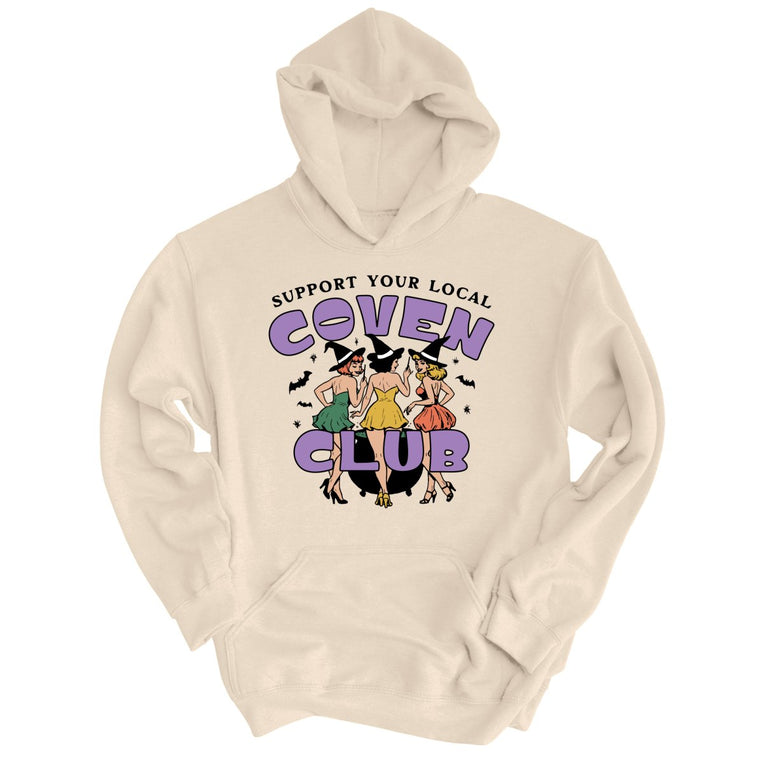 Support Your Local Coven Club - Sand - Unisex Hoodie