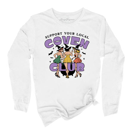 Support Your Local Coven Club Long Sleeve Tee
