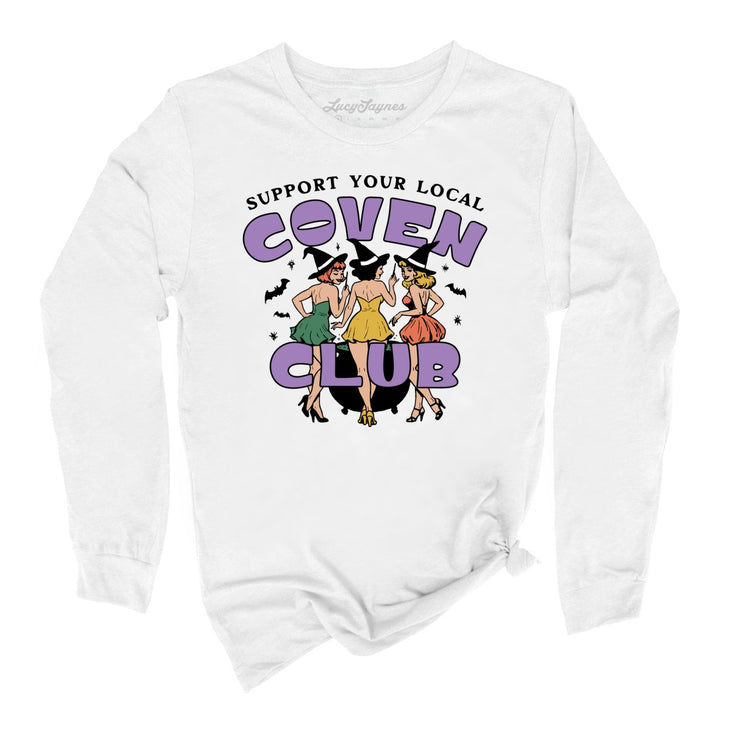 Support Your Local Coven Club Long Sleeve Tee
