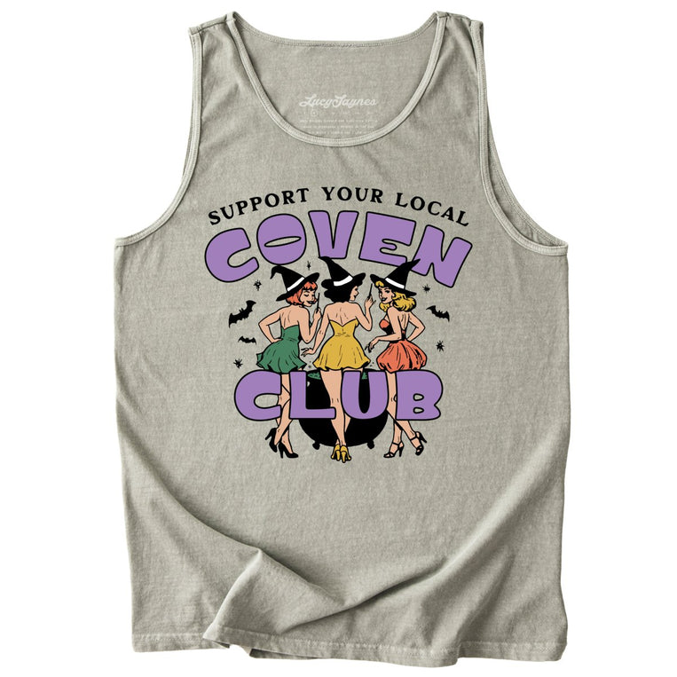 Support Your Local Coven Club - Sandstone - Tank Top