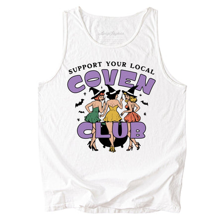 Support Your Local Coven Club Comfort Colors Tank Top