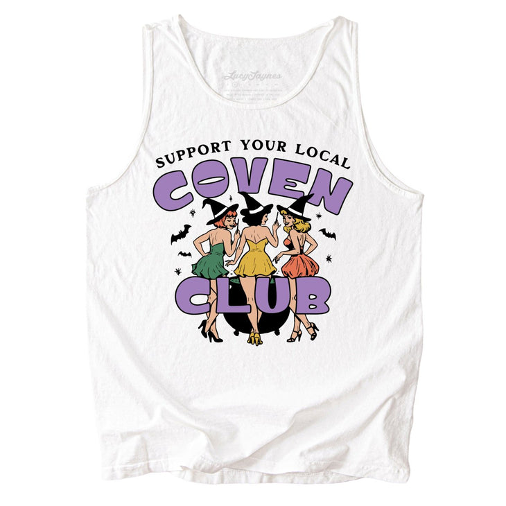 Support Your Local Coven Club Comfort Colors Tank Top
